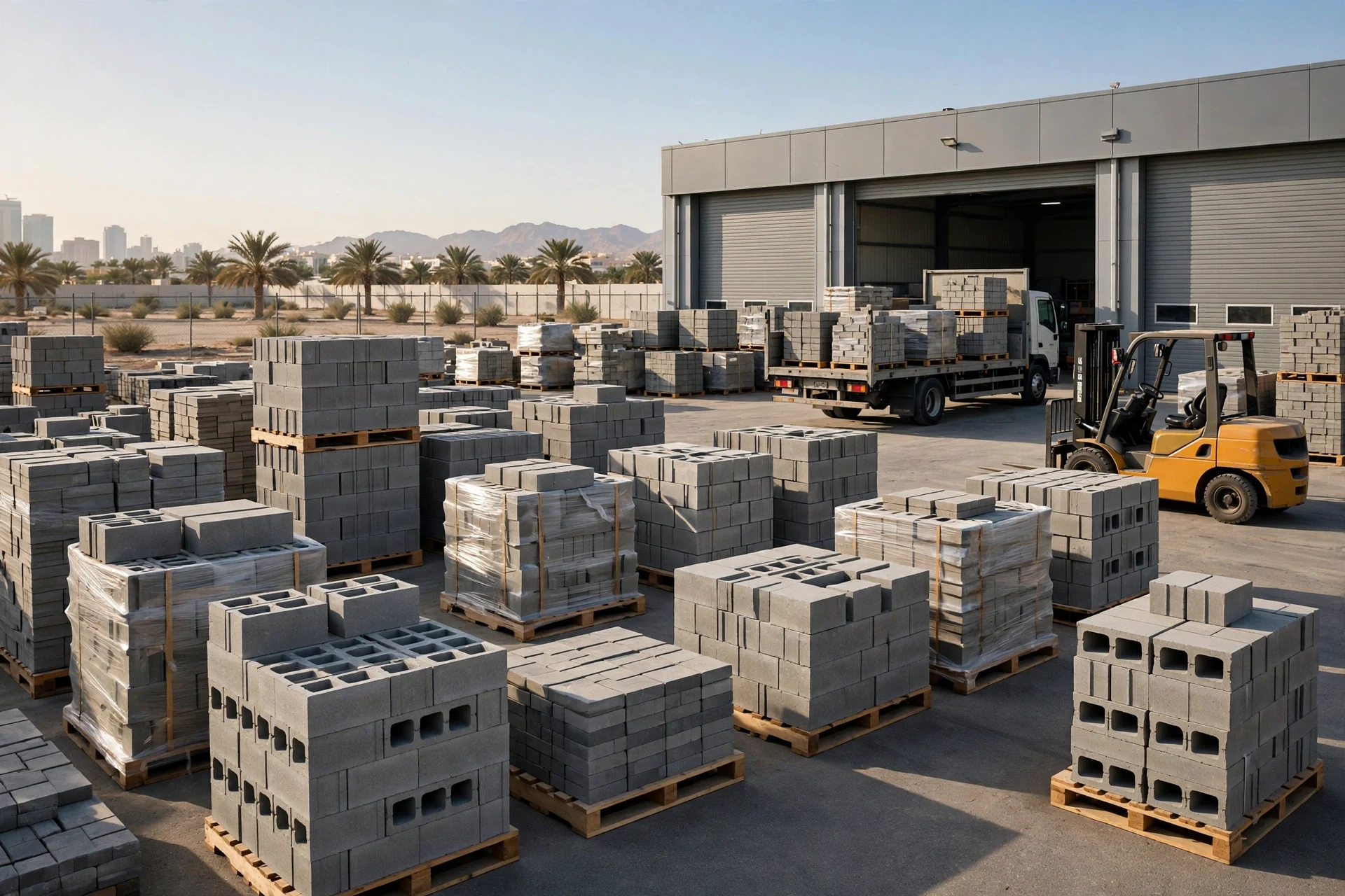 Building block supply enquiries for construction sites across the United Arab Emirates