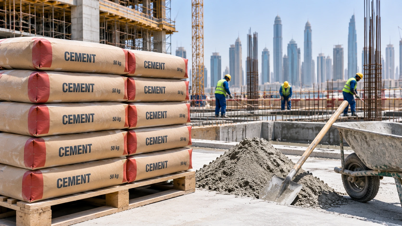 Cement for construction, masonry, plastering and project requirements across the UAE