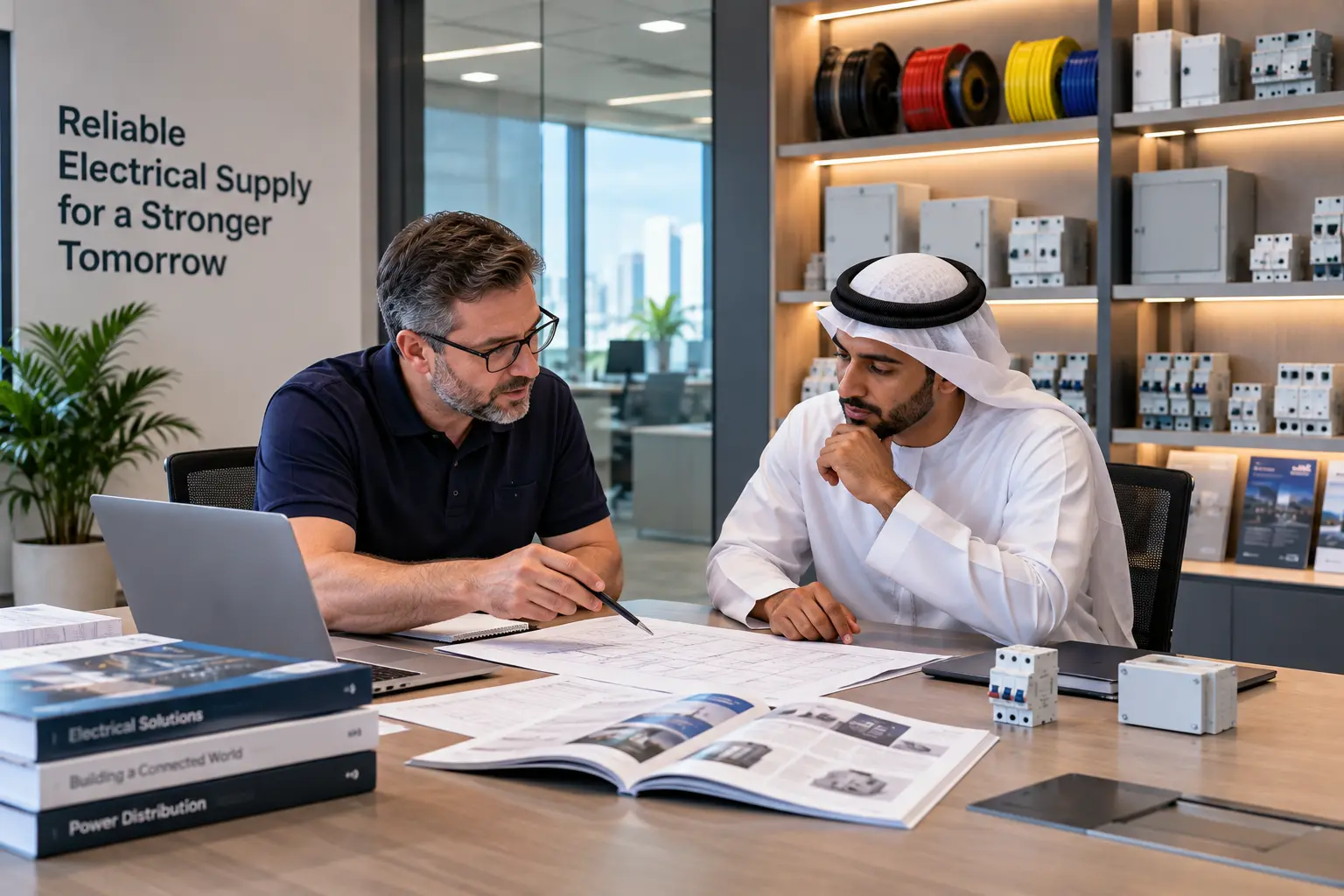 Electrical product specification and sourcing consultation for UAE project requirements