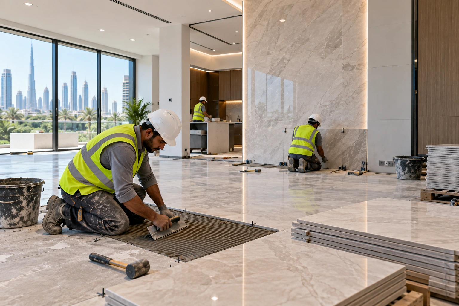 Tiles for construction, fit-out, renovation and interior finishing projects across the UAE