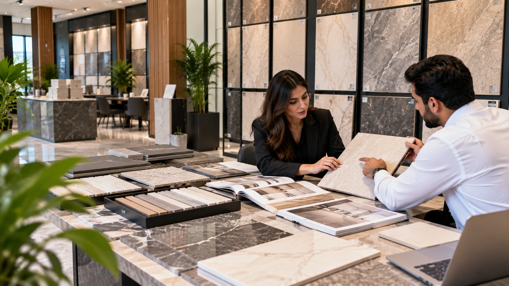 Tile specification, finish and product sourcing for UAE project requirements